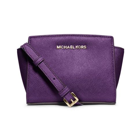 michael kors selma purple|michael kors selma crossbody bag.